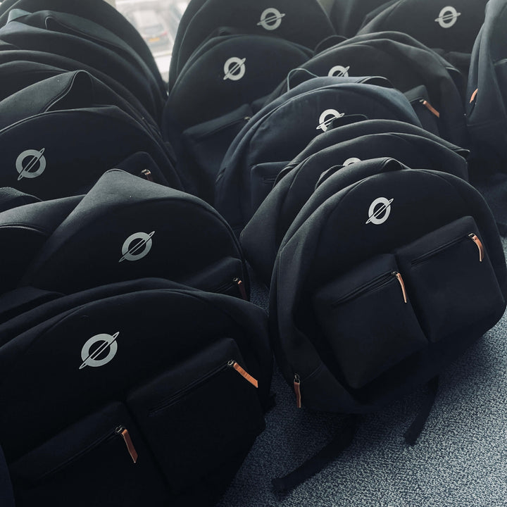 Canvas Hula Hoop Backpacks - SMALL