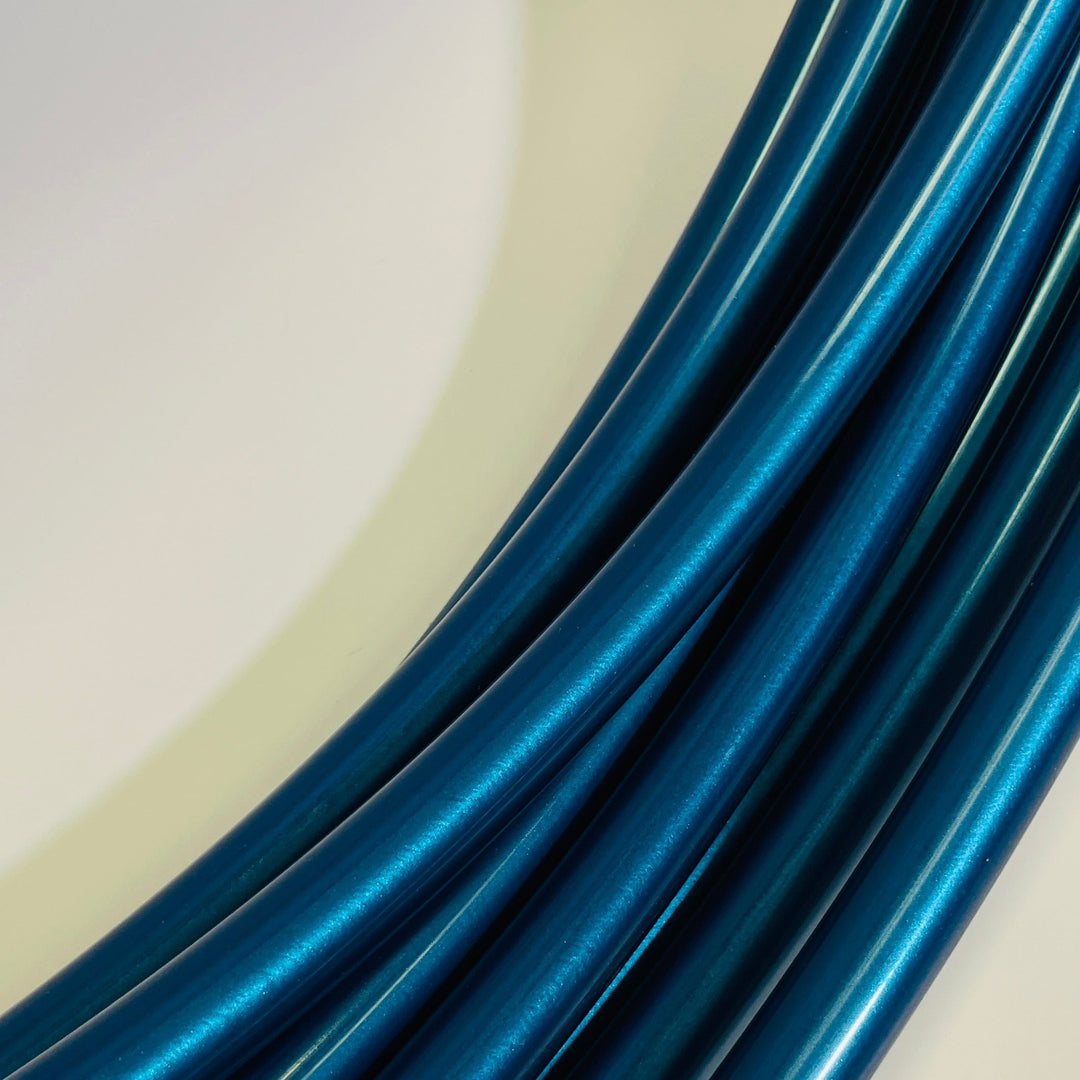 ocean blue hula hoop tubing
