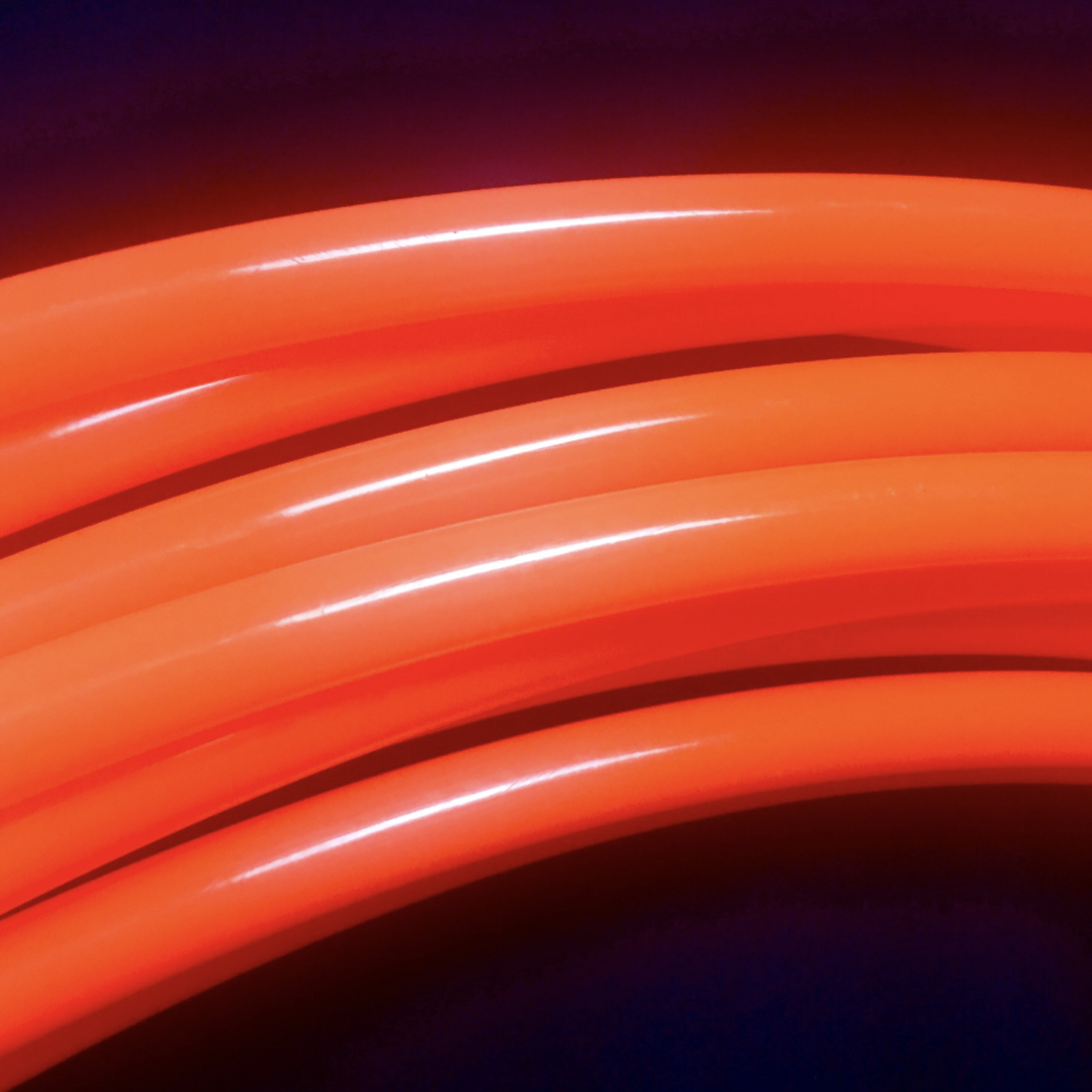 Solar Ornage UV gloss tubing. Polypro UV Orange hoop