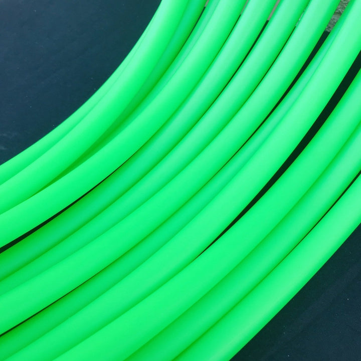 UV Green bright hula hoop tubing coils